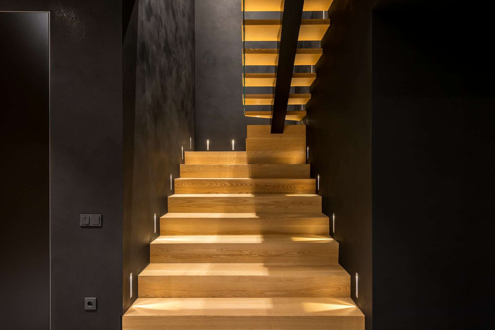 Interior of contemporary multistory apartment