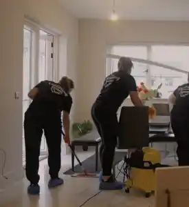 apartment living room-cleaning
