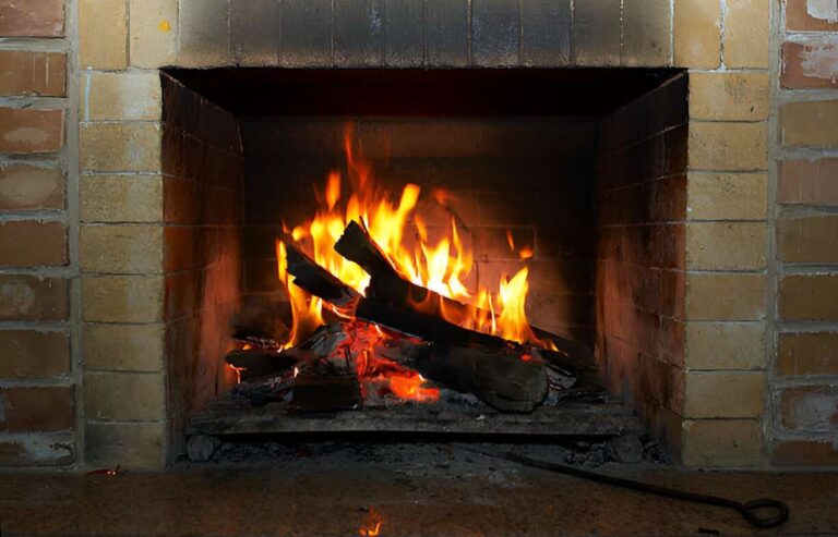 fireplace soot