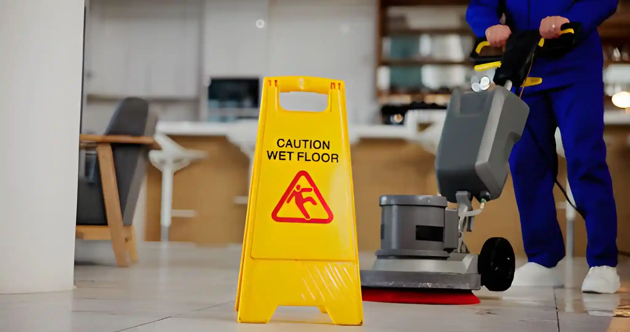 professional cleaners doing a post-construction cleaning