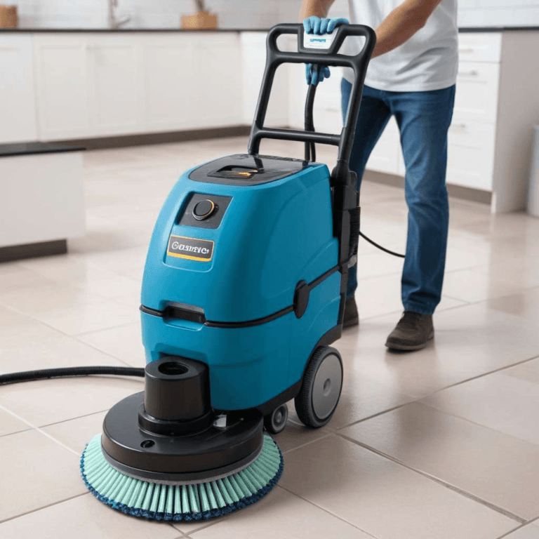 Tile cleaning machine