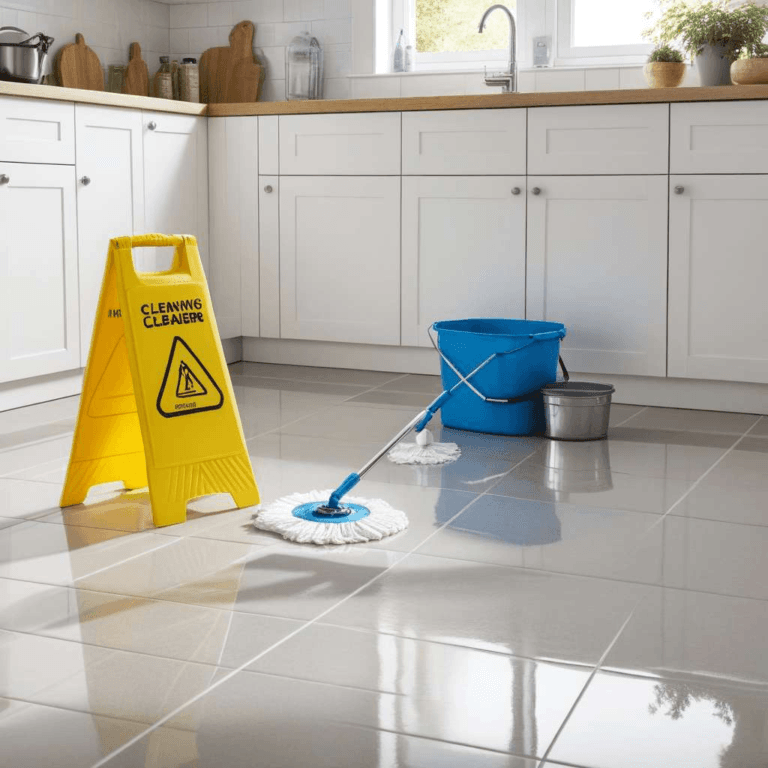 Tile floor cleaning supplies